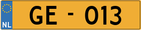 Truck License Plate